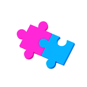 3D иконка паззл